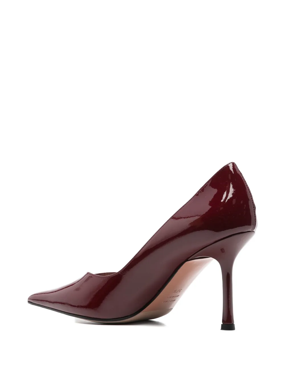 Aldo Castagna 85 mm Anya pumps met puntige neus Rood