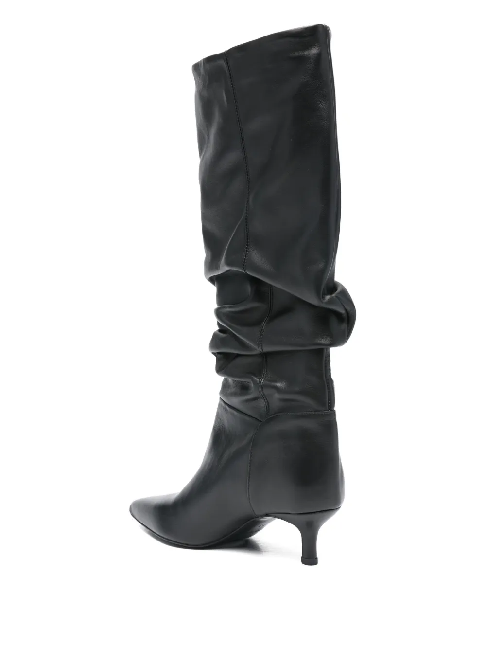 Gisel Moire 50mm Morgan Boots In Black