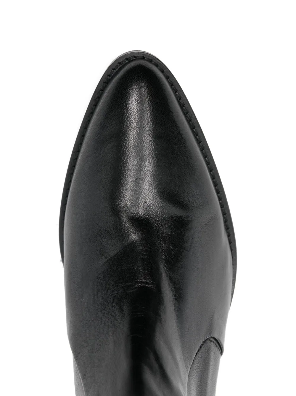 Julie Dee 40 mm laarzen met puntige neus Zwart