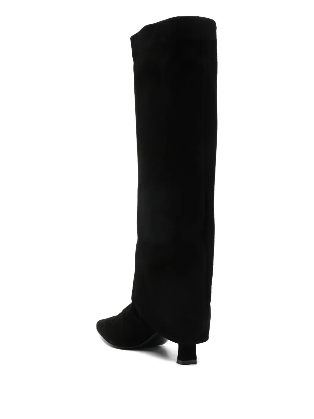 The Seller Knee-high Pointed Boots In Black