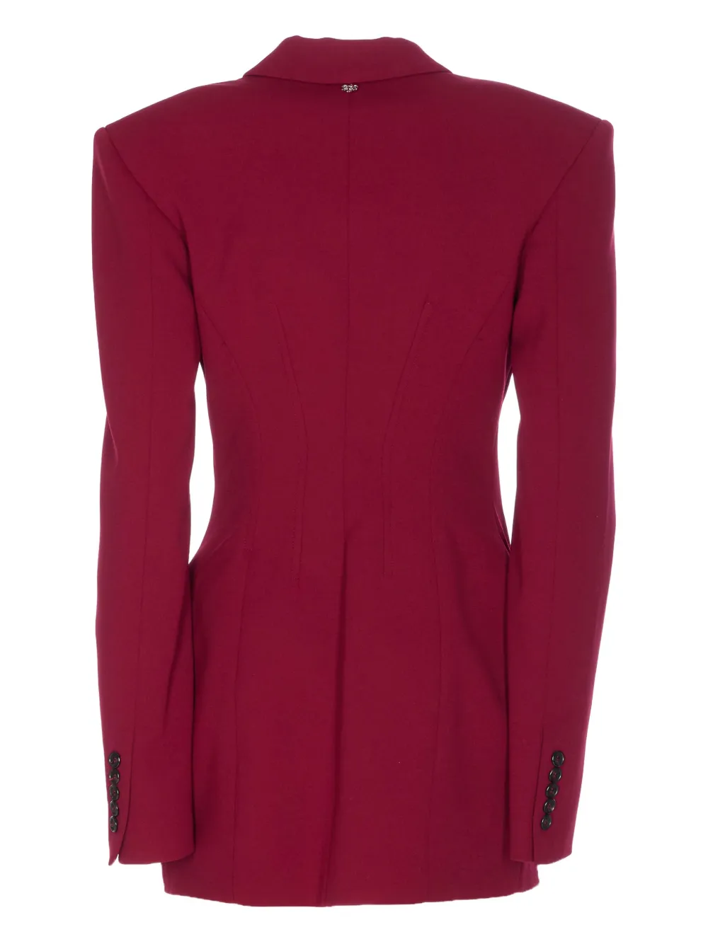 Aniye By Sienna Single-breasted Mini Dress In Red