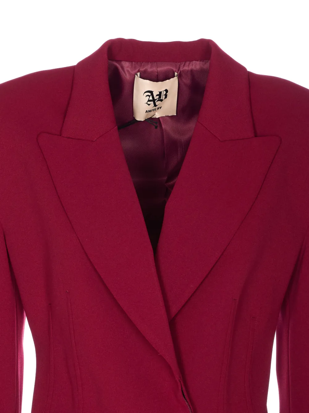 Aniye By Sienna Single-breasted Mini Dress In Red