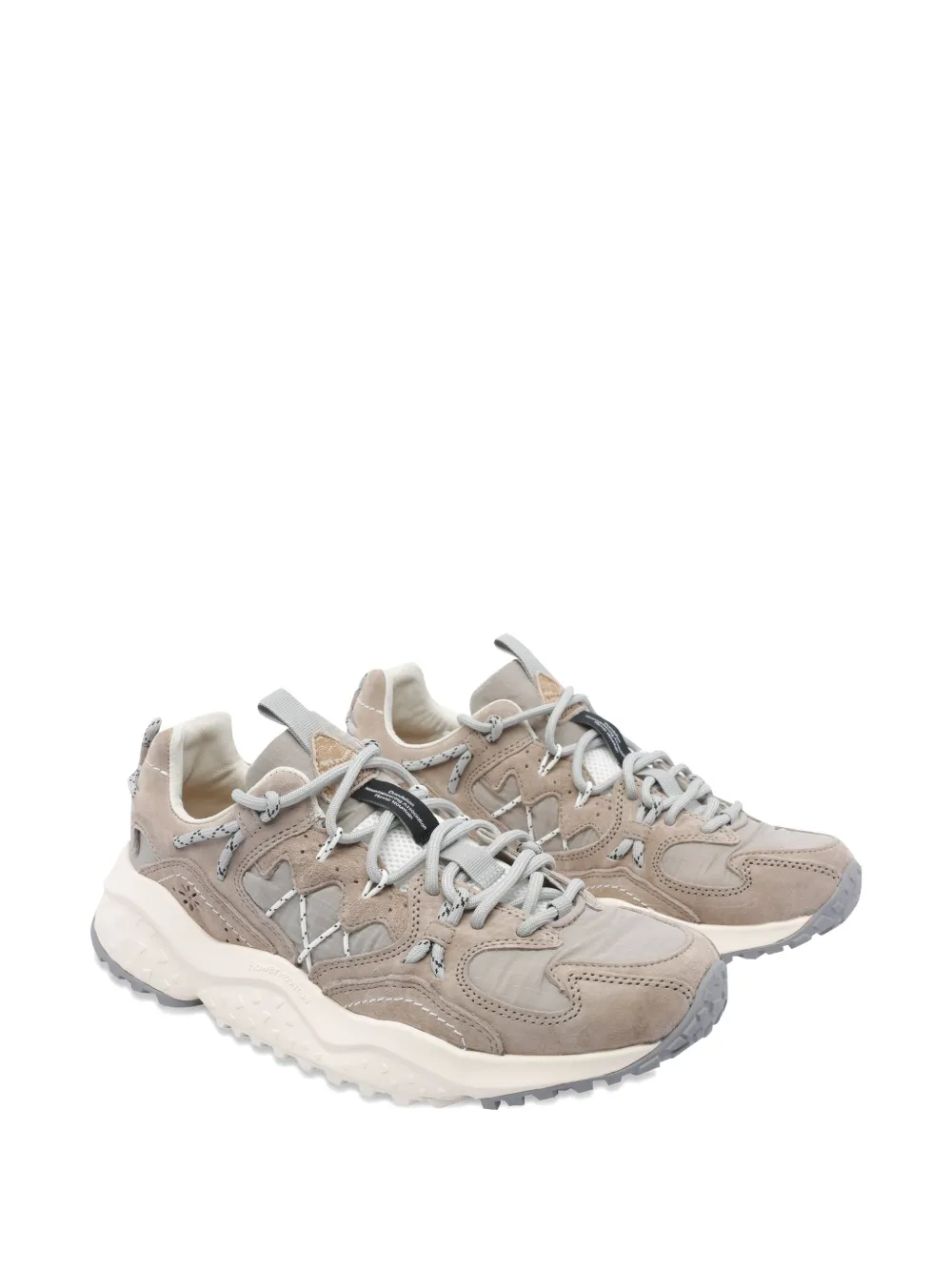 FLOWER MOUNTAIN Leren sneakers Beige