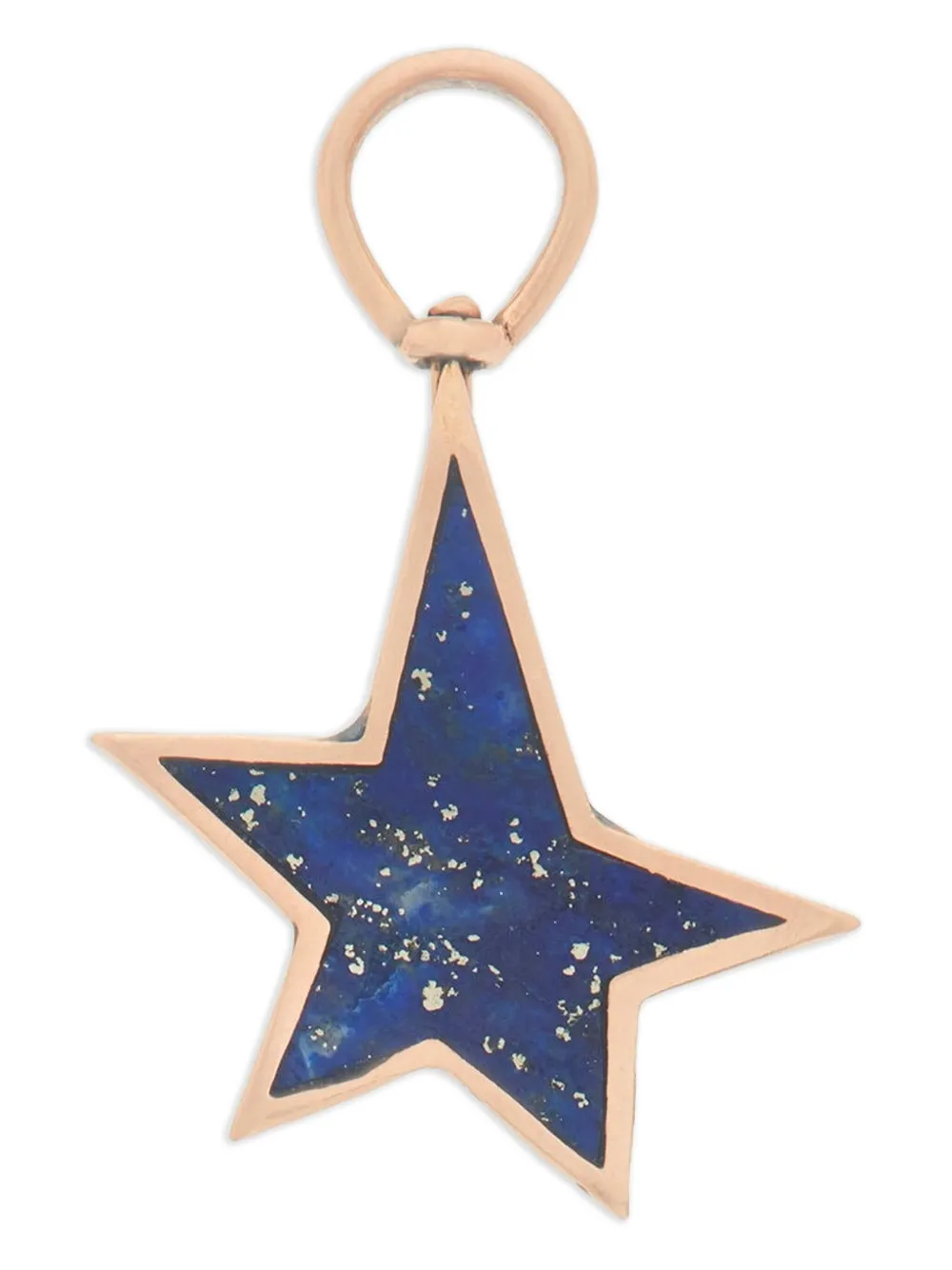 Marla Aaron 14K gold lapis lazuli star charm | Pink | Image 1