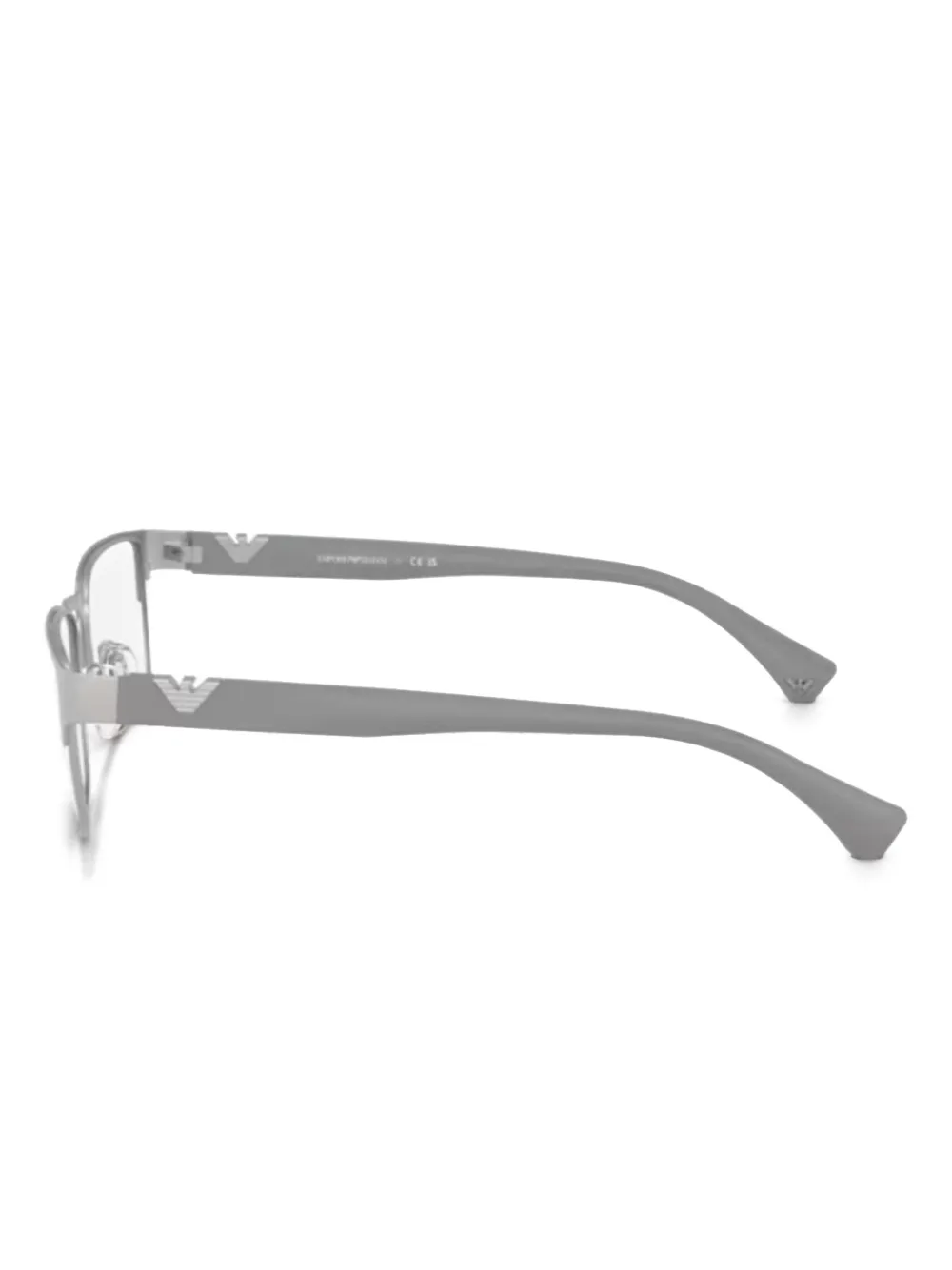 Emporio Armani Bril met rechthoekig montuur Grijs