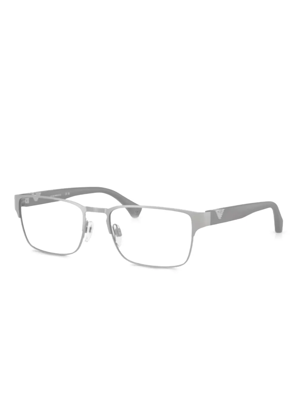 Emporio Armani rectangle-frame glasses | Grey | Image 1