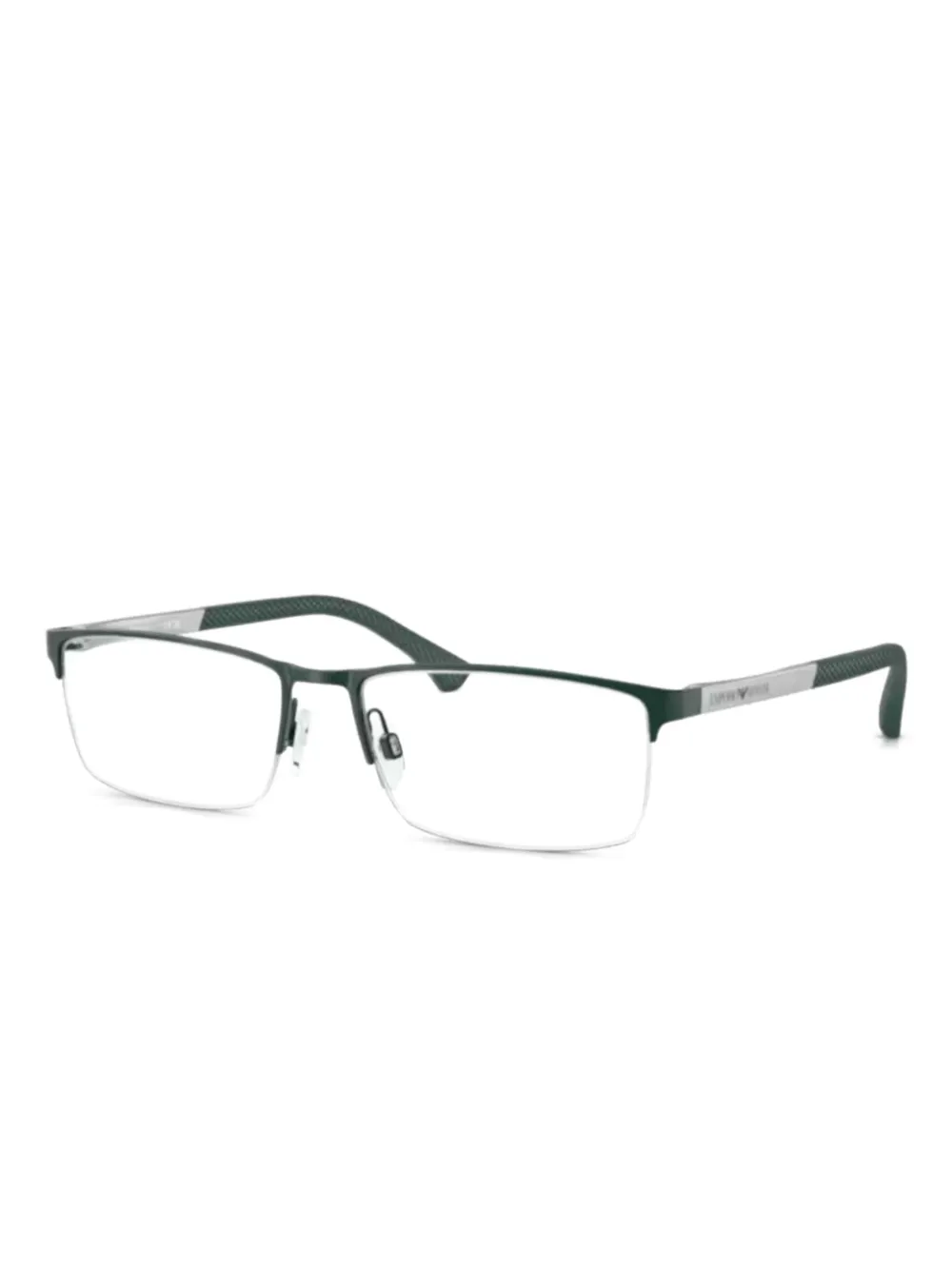 Emporio Armani rectangle-frame glasses | Green | Image 1