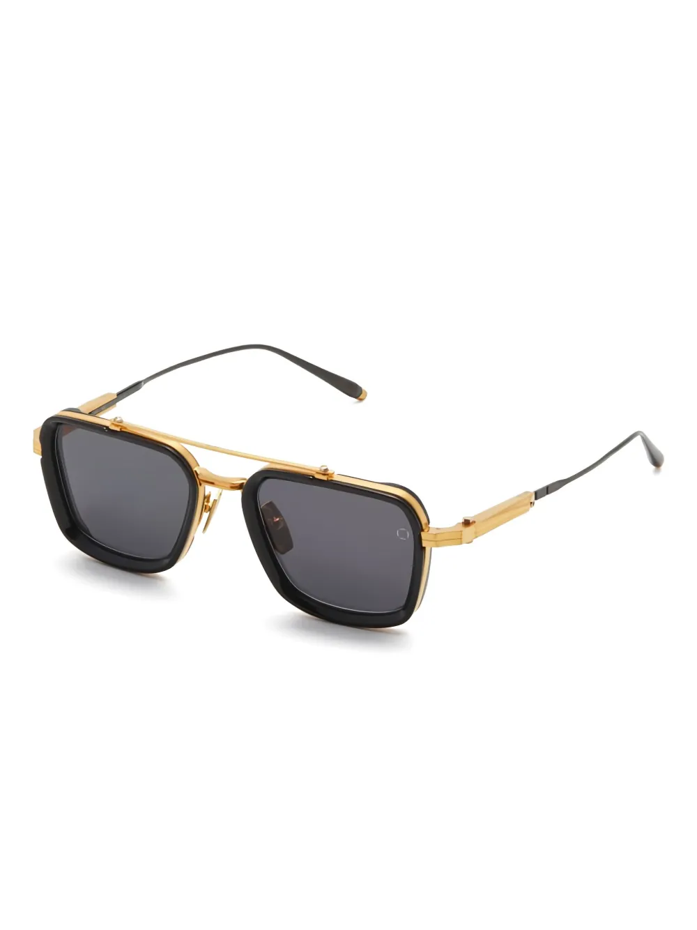 Akoni Solis square-frame sunglasses - Zwart