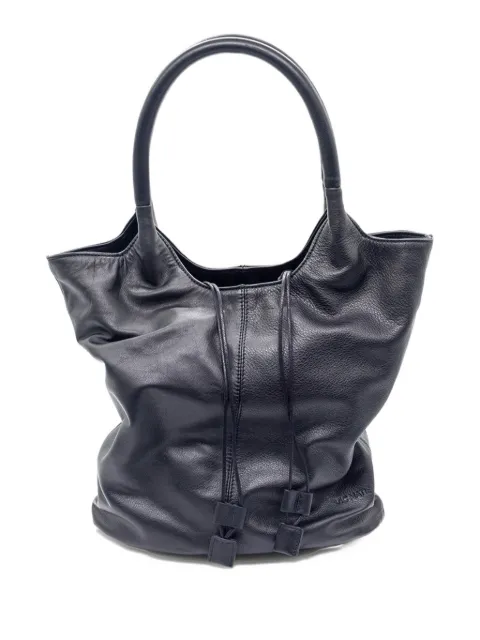 Vic Matie drawstring leather tote bag