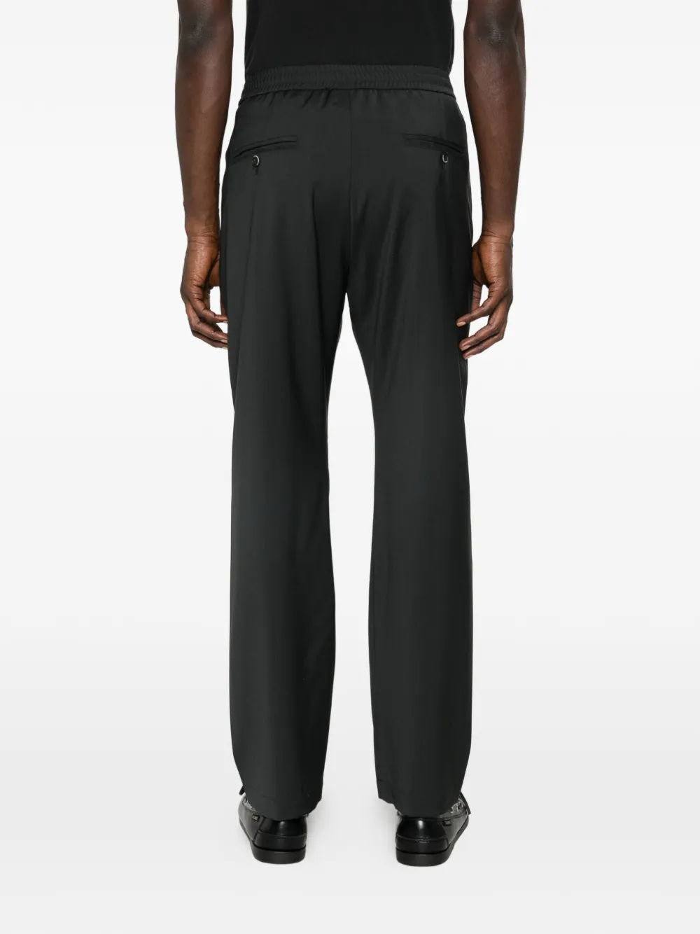 Barena Broek met elastische tailleband Zwart