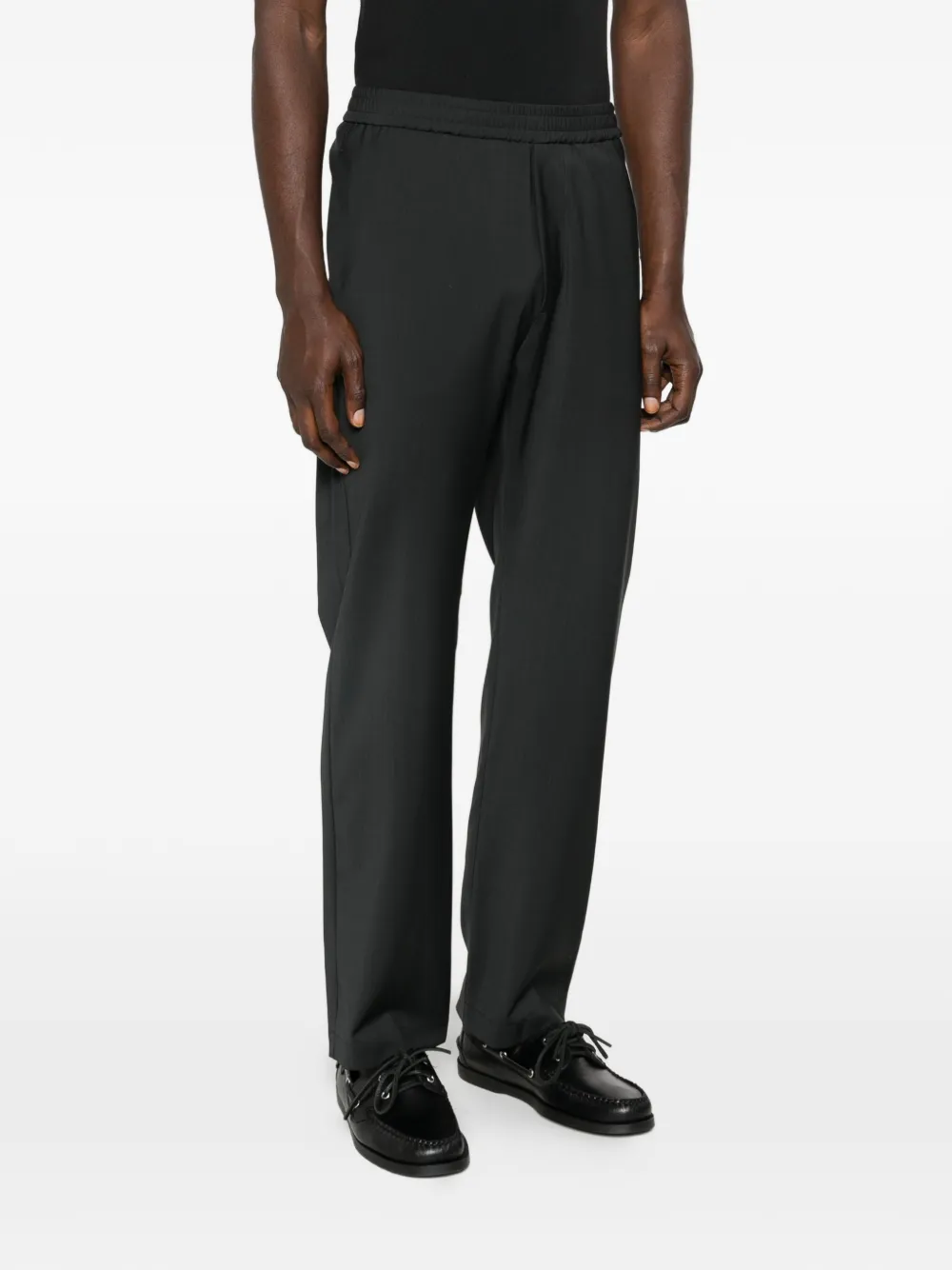  Barena Elasticated-waistband Trousers - Black 