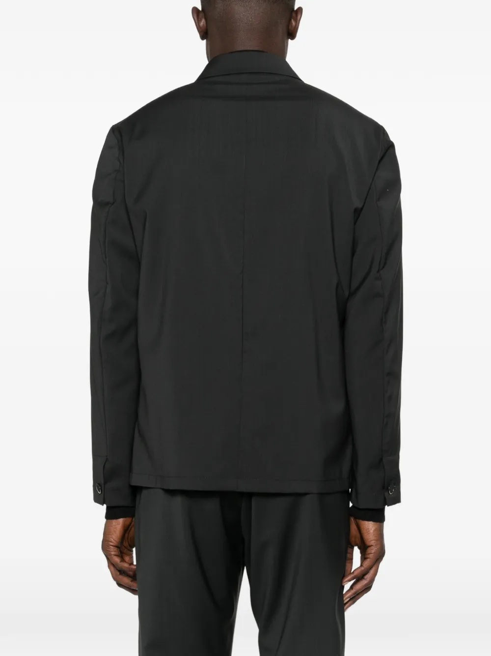 Barena Button-down shirtjack Zwart