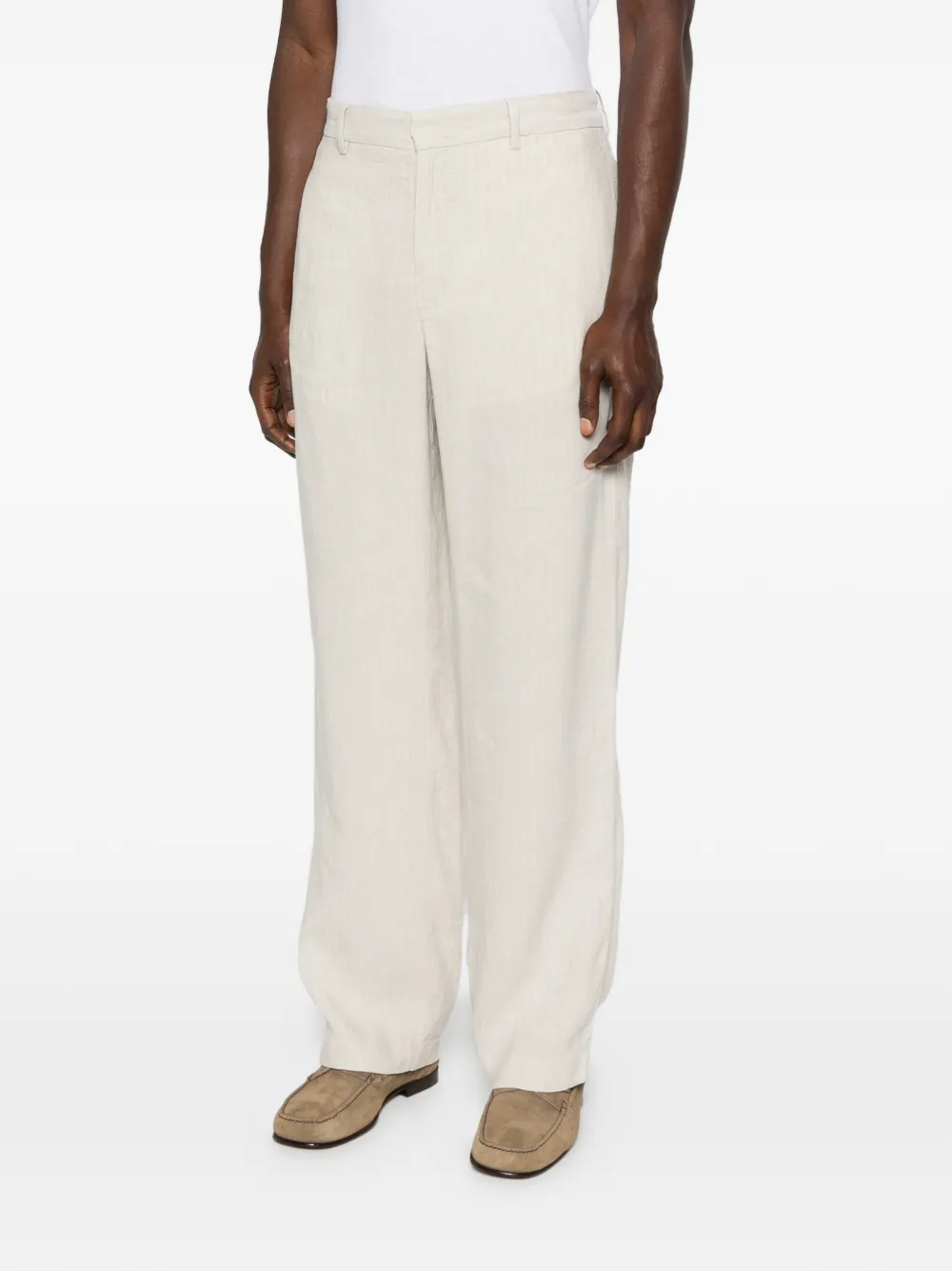  Barena Herringbone Trousers - Neutrals 