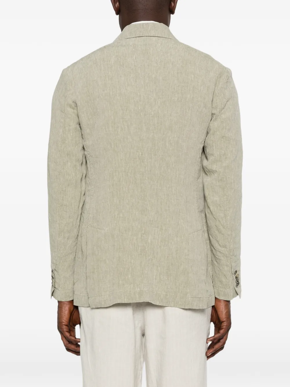 Barena Blazer met dubbele rij knopen Groen