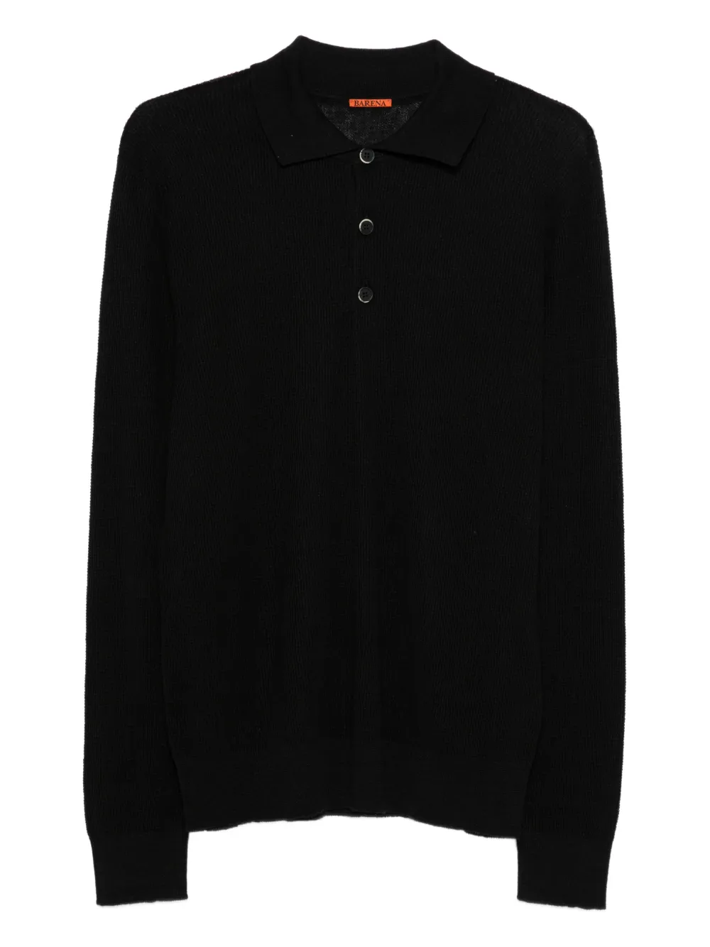 Barena long-sleeve polo shirt - Nero