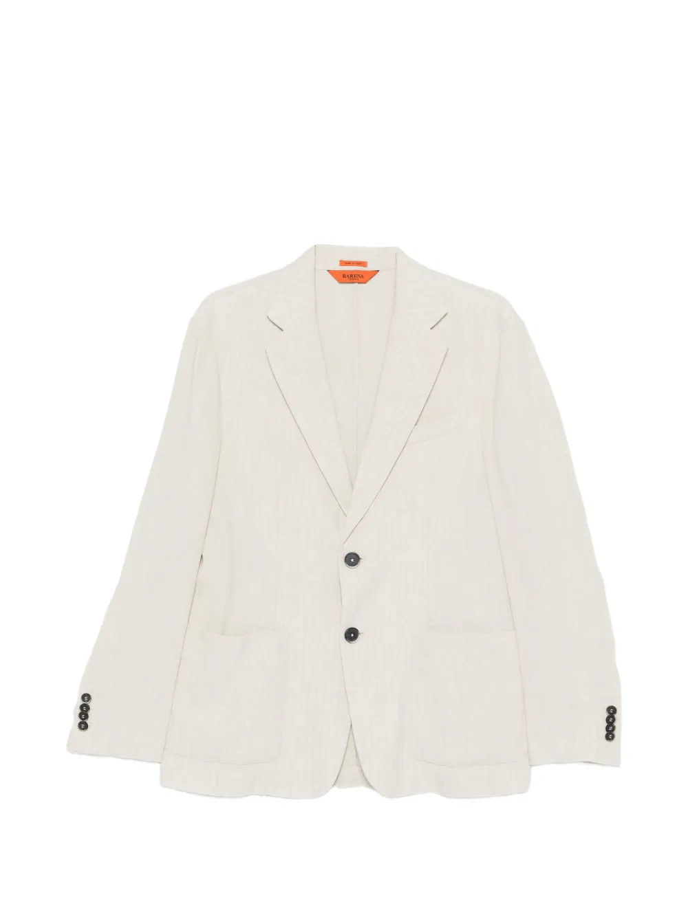 Barena herringbone single-breasted blazer - Toni neutri