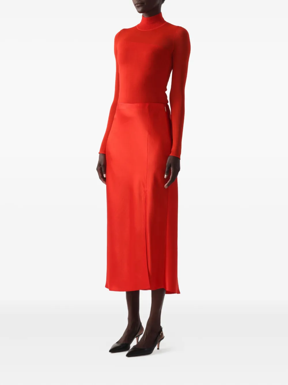 Jason Wu Collection Zip-fastening Straight Skirt In Red