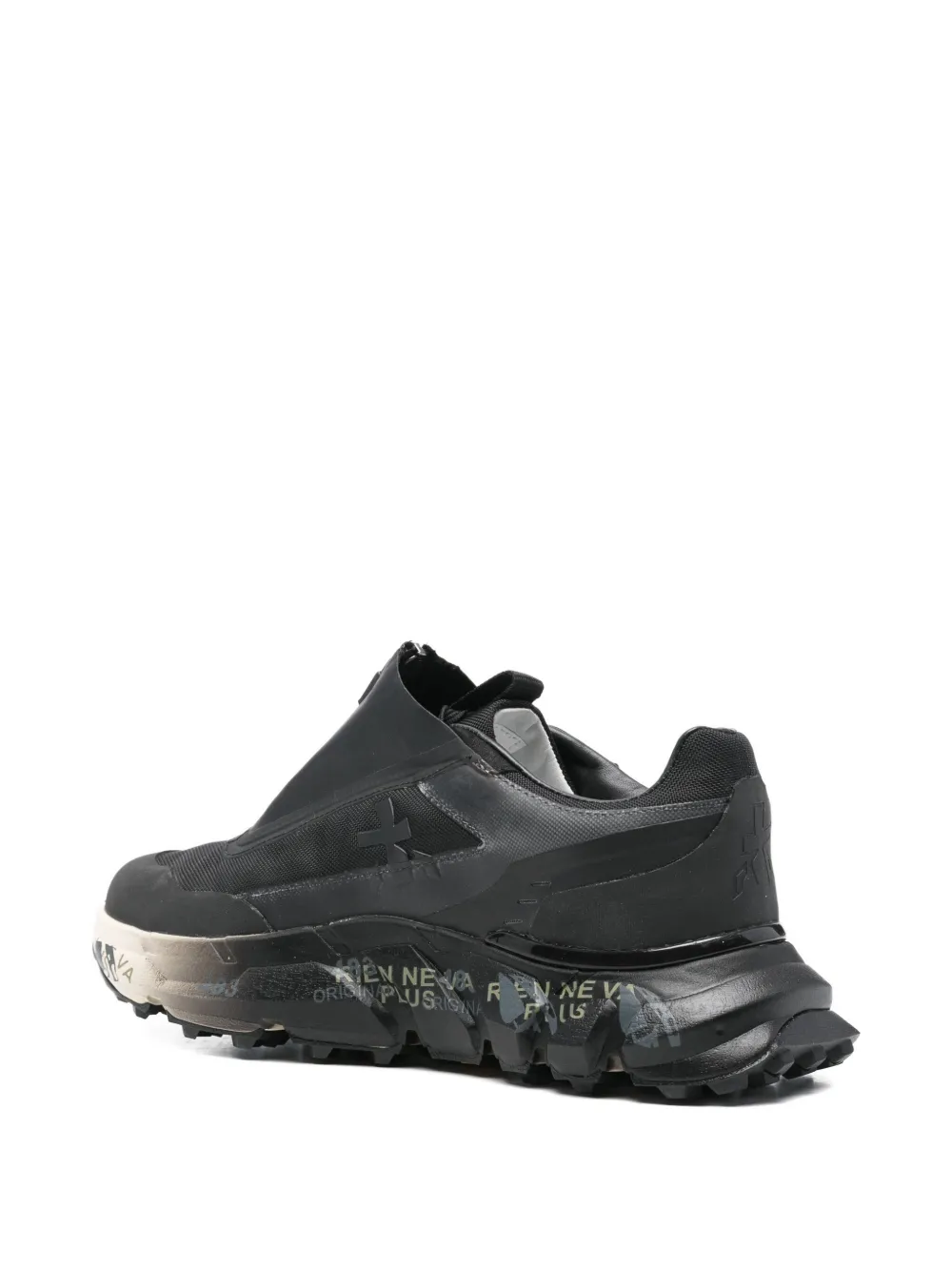 Premiata Sciliar zip-detail sneakers Zwart