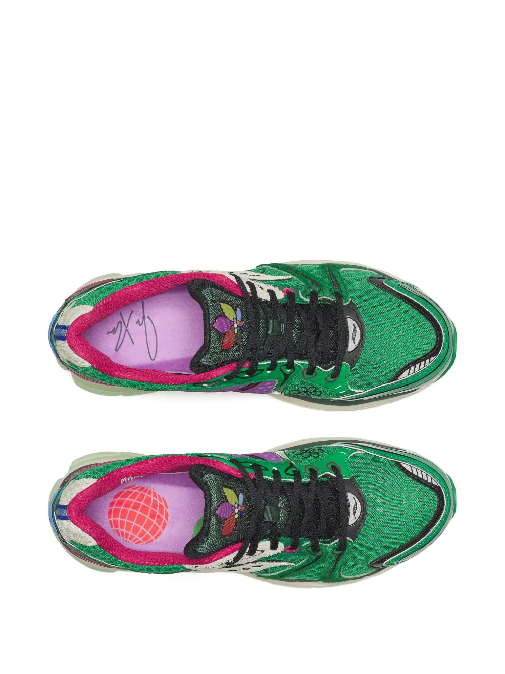 Saucony x Jae Tips Progrid Triumph 4 sneakers Groen