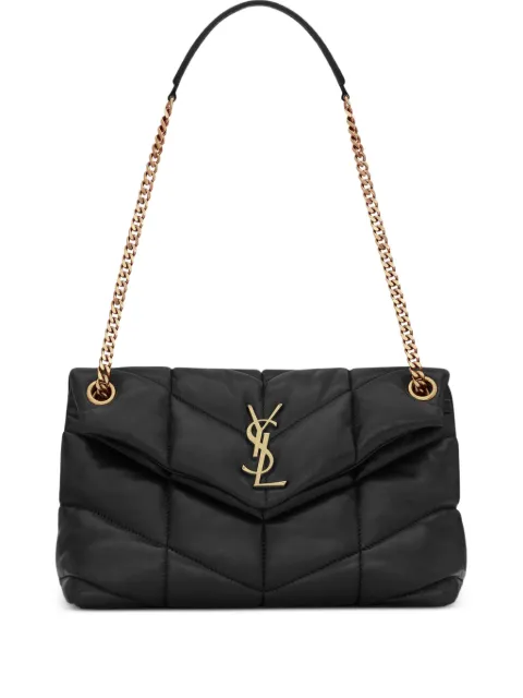 Saint Laurent bolsa de hombro con monograma pequeña