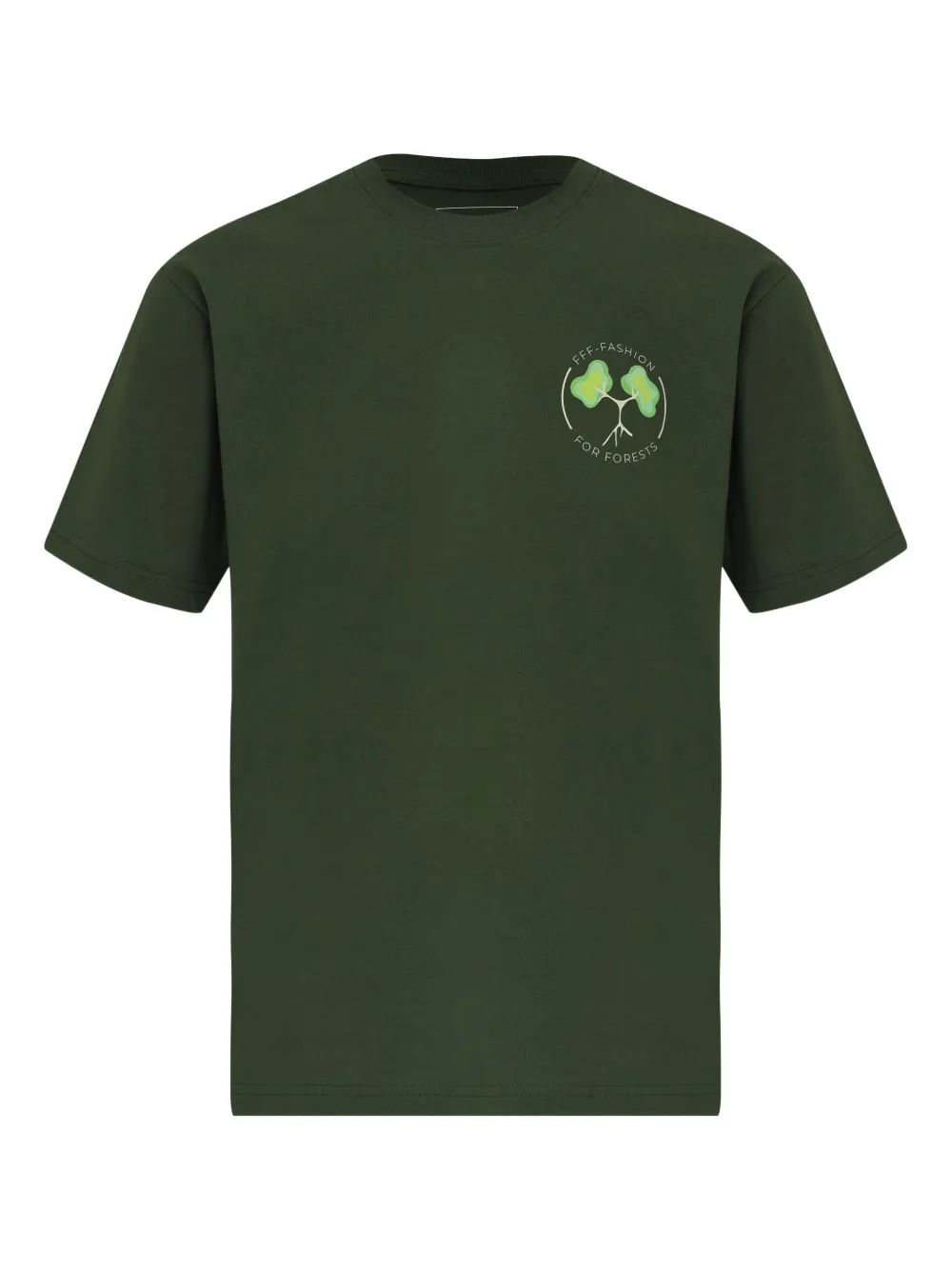 Amir Slama playera con estampado gráfico | verde | Image 1