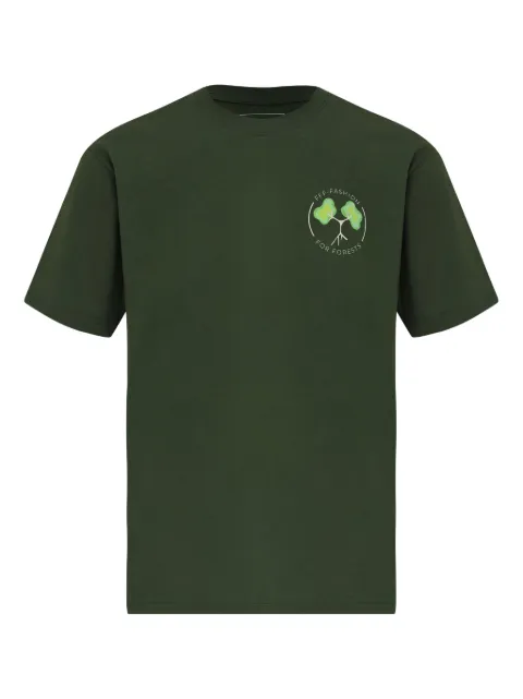 Amir Slama playera con estampado gráfico