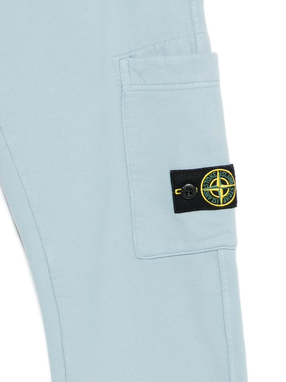 Stone Island Junior Trainingsbroek met logopatch Blauw