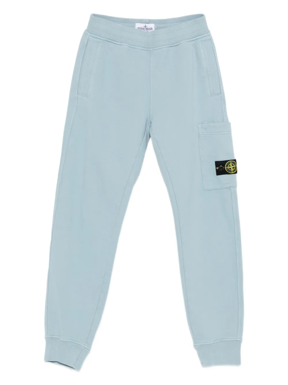 Stone Island Junior logo-patch track pants | Blue | Image 1