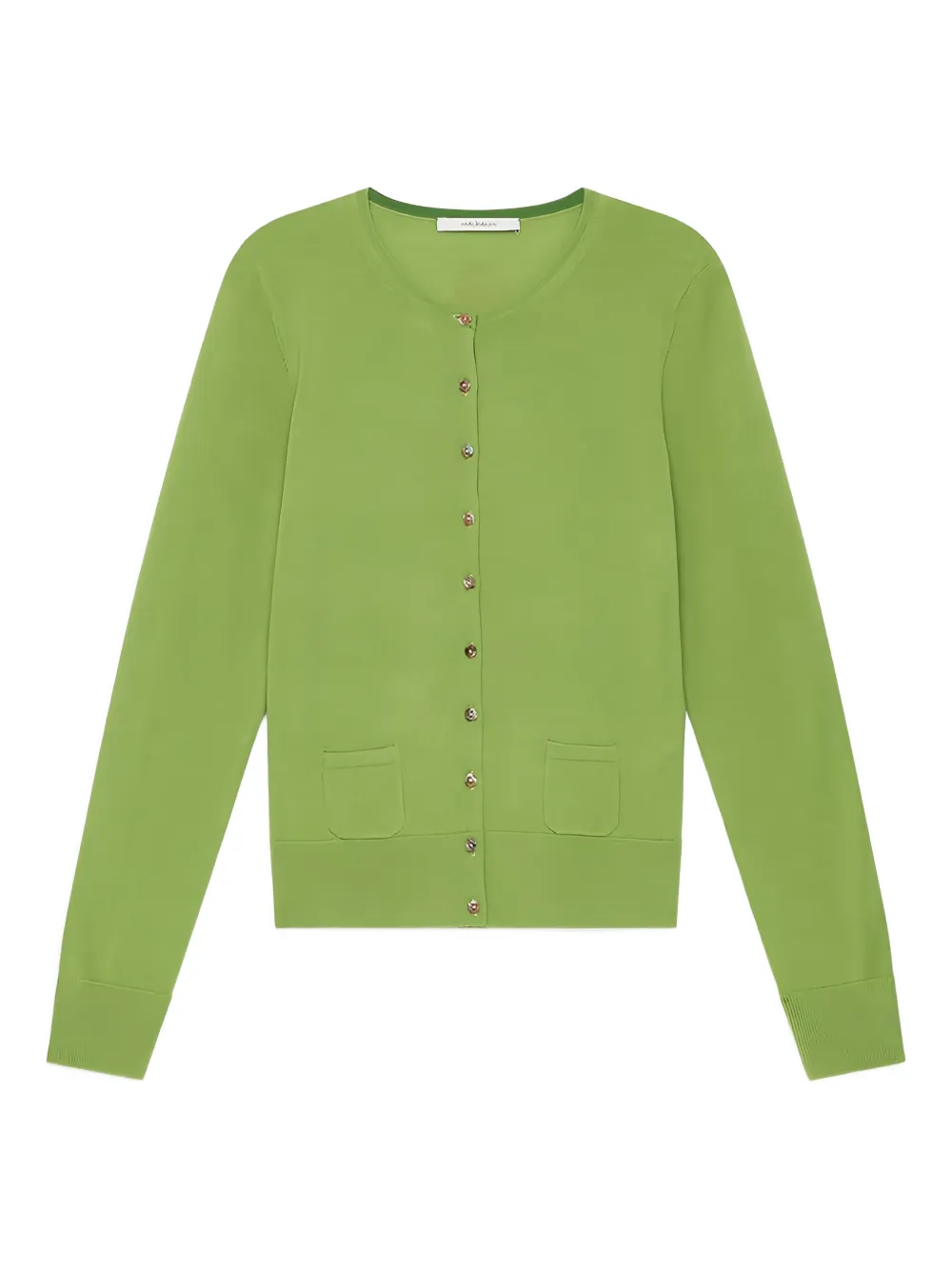 Maliparmi Pocket Button Cardigan In Green
