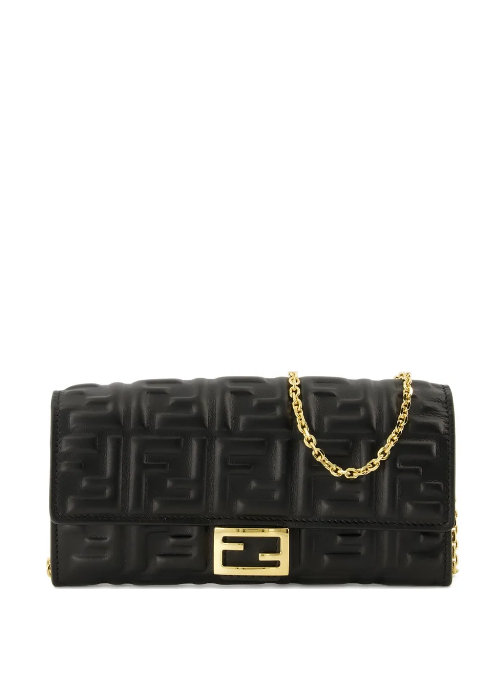 FENDI bolsa de mano Baguette en relieve | negro | Image 1