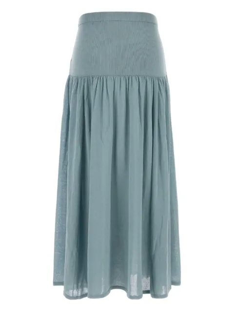 ZIMMERMANN Hypnotic ruffled midi skirt