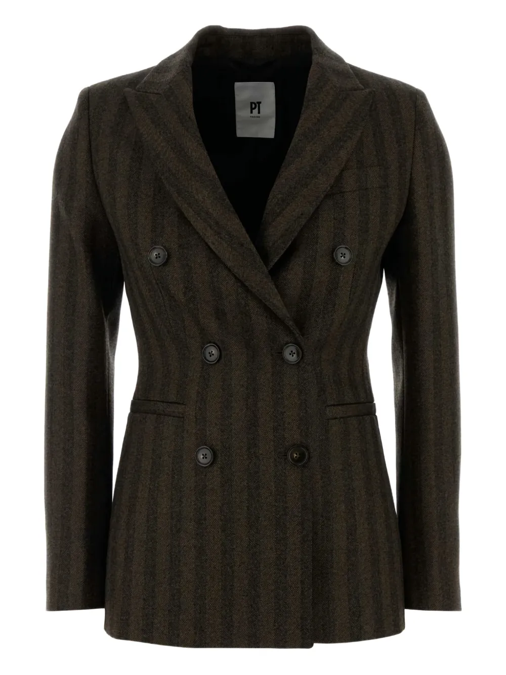 PT Torino button fasteningl jacket | Brown | Image 1