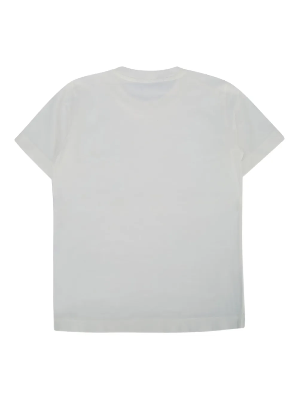 Stone Island Junior T-shirt met logopatch Beige