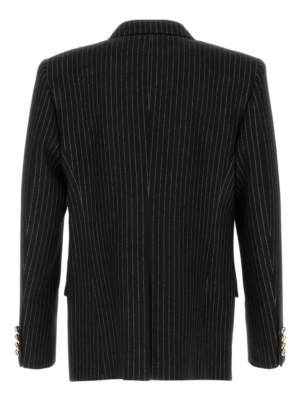 Valentino Garavani Blazer met krijtstreep en borduurwerk Zwart