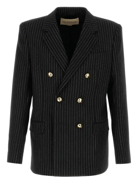Valentino Garavani embroidered pinstripe blazer
