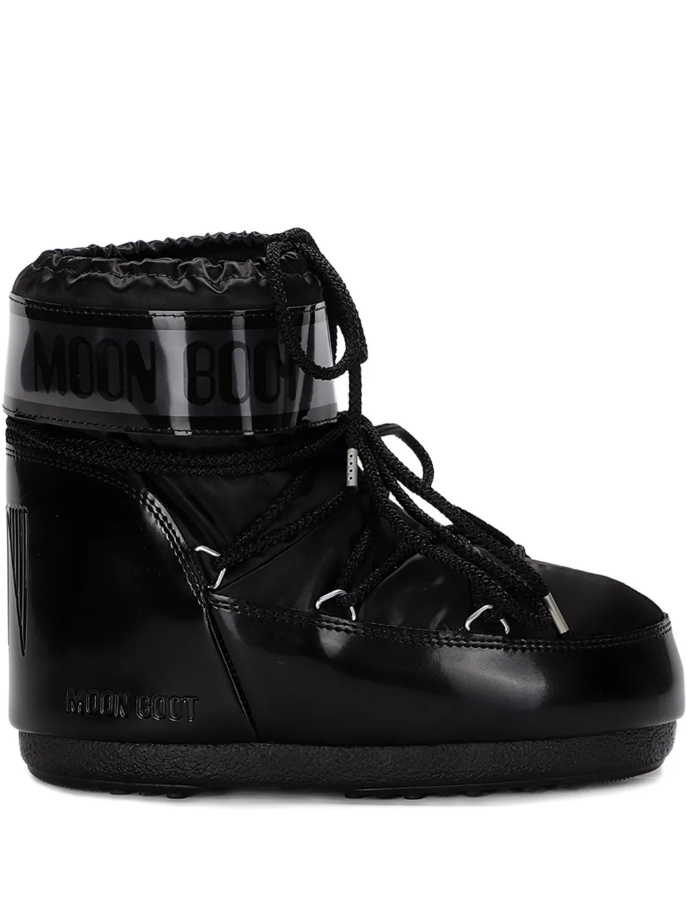 Moon Boot icon low lace-up boots | Black | Image 1
