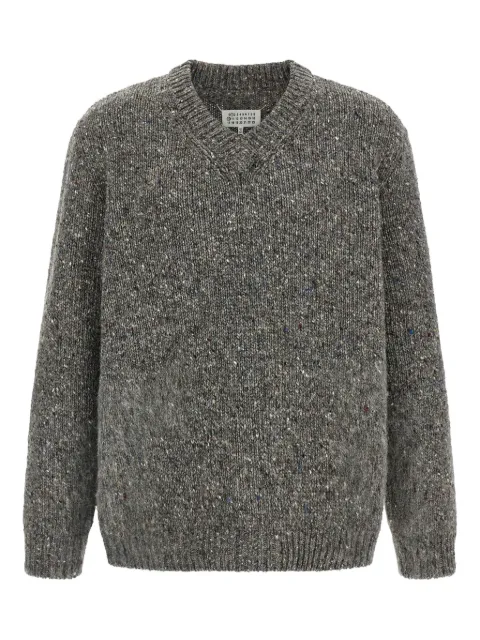 Maison Margiela V-neck dropped-shoulder sweater