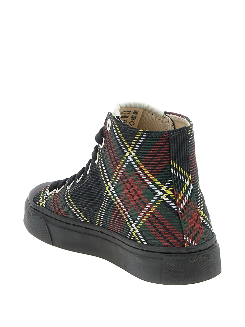 Vivienne Westwood Plimsoll orb-detail high-top sneakers Zwart