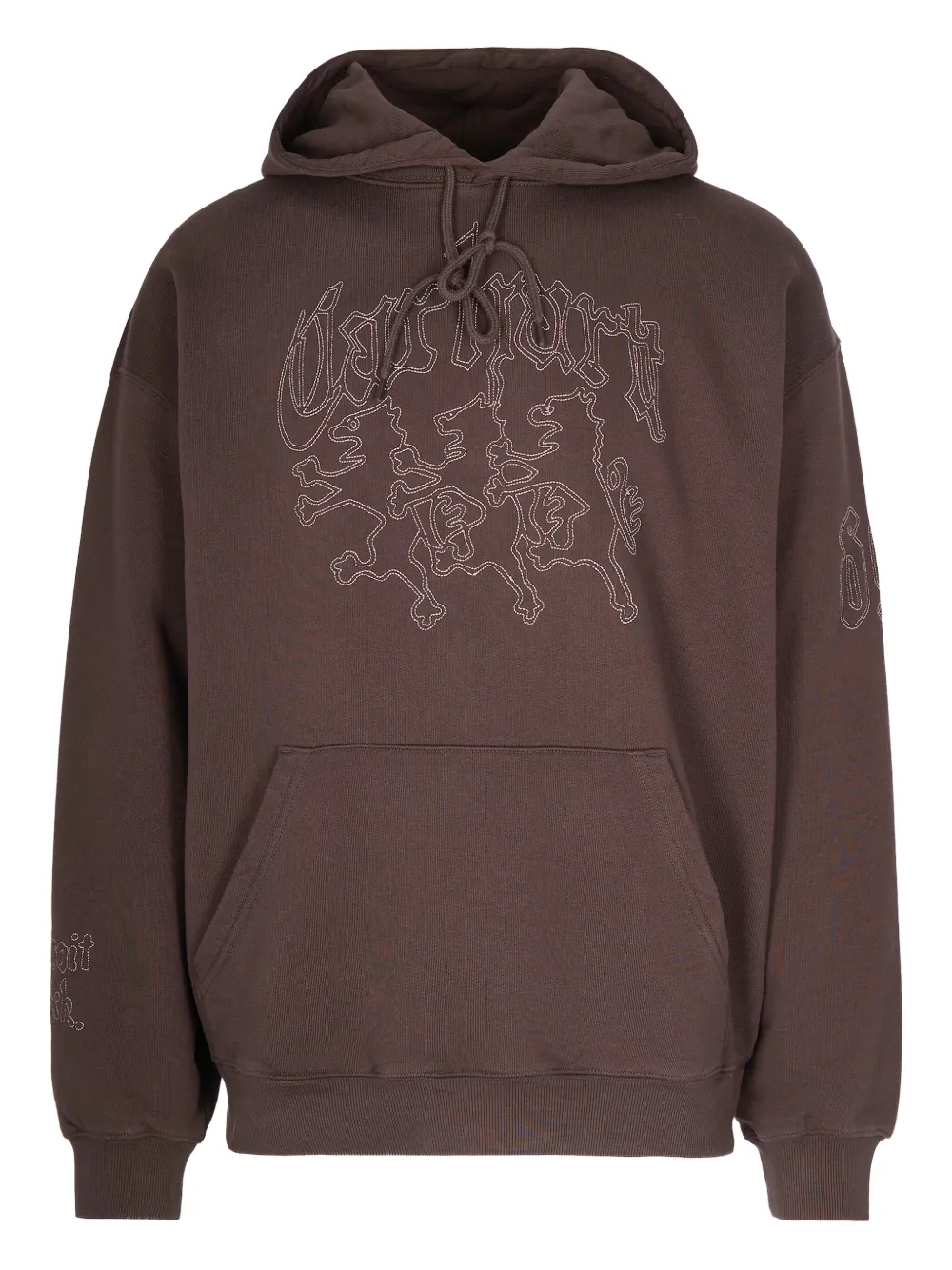 Carhartt WIP Hoodie mit grafischem Print | Braun | Image 1