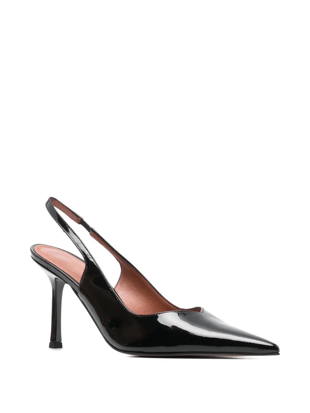 Aldo Castagna 85 mm Darya pumps met puntige neus Zwart