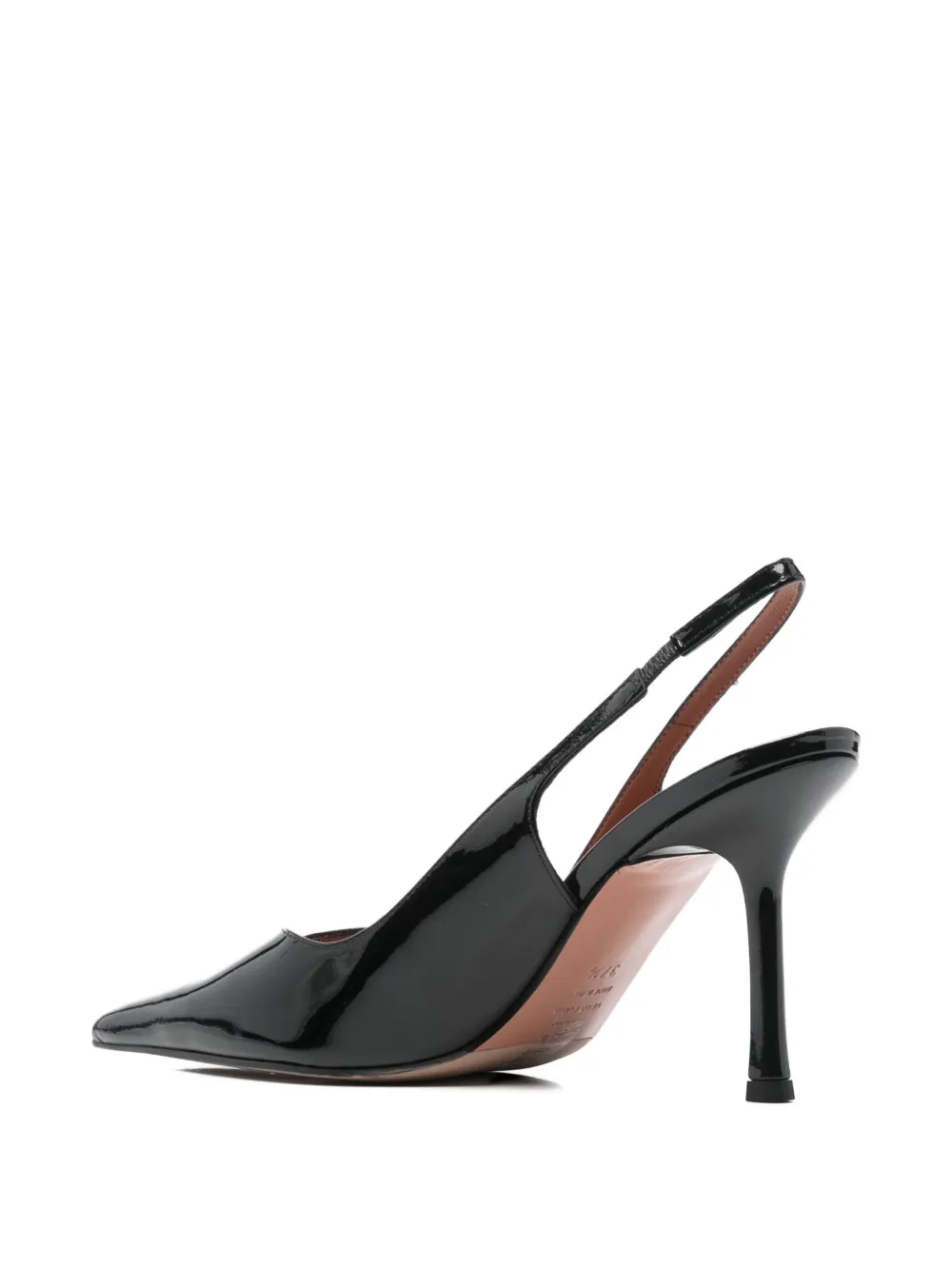 Aldo Castagna 85 mm Darya pumps met puntige neus Zwart