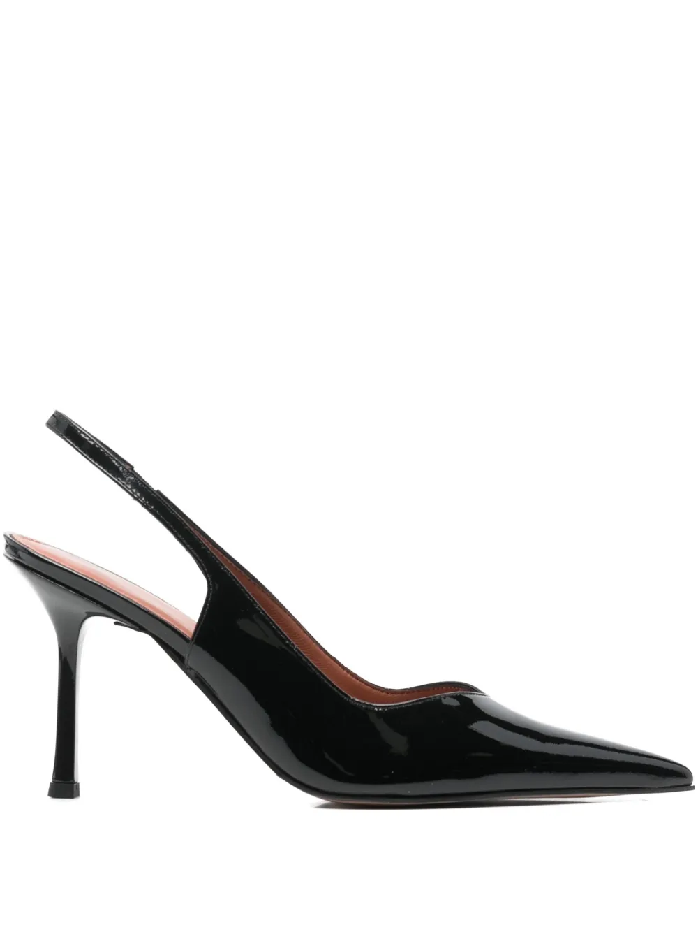 Aldo Castagna 85 mm Darya pumps met puntige neus Zwart