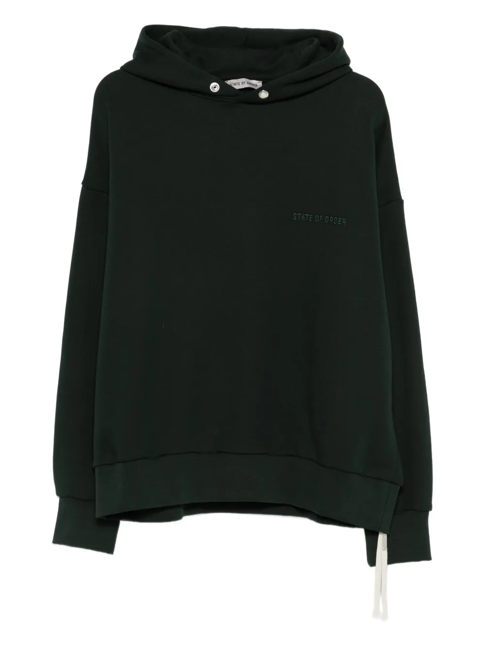 STATE OF ORDER embroidered hoodie | Green | Image 1