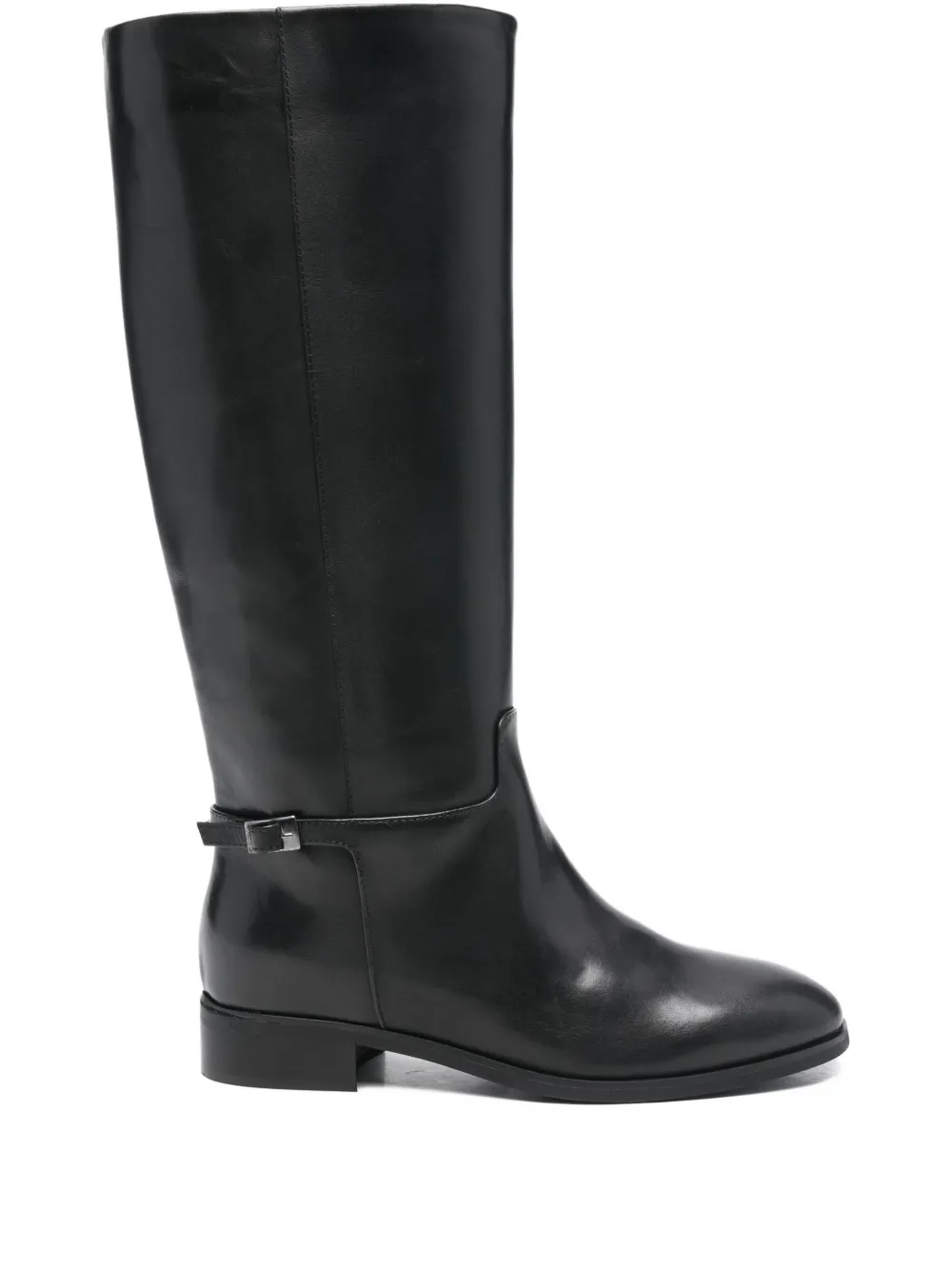 Julie Dee 30mm Buckle-detail Boots In Black