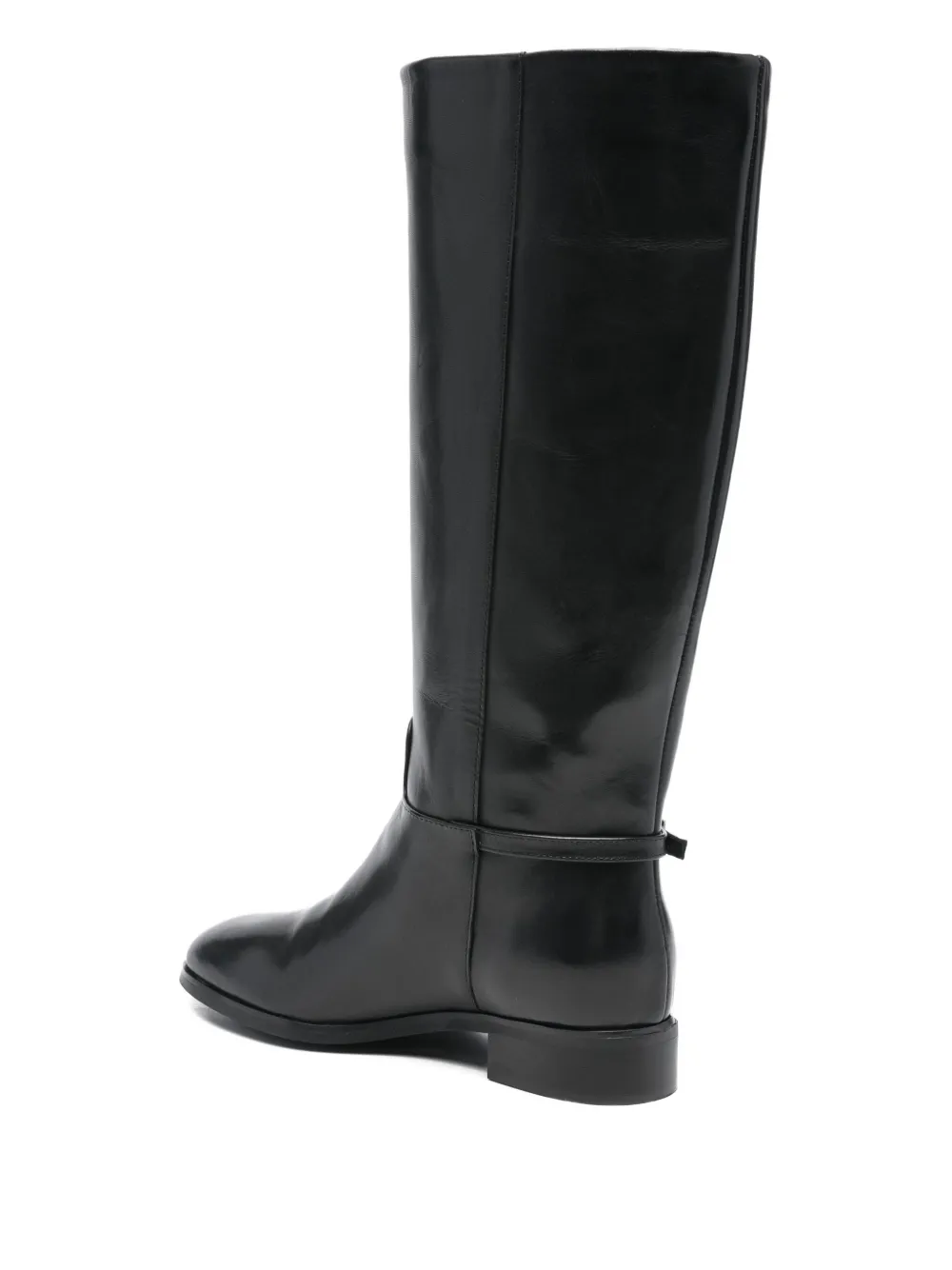 Julie Dee 30mm Buckle-detail Boots In Black