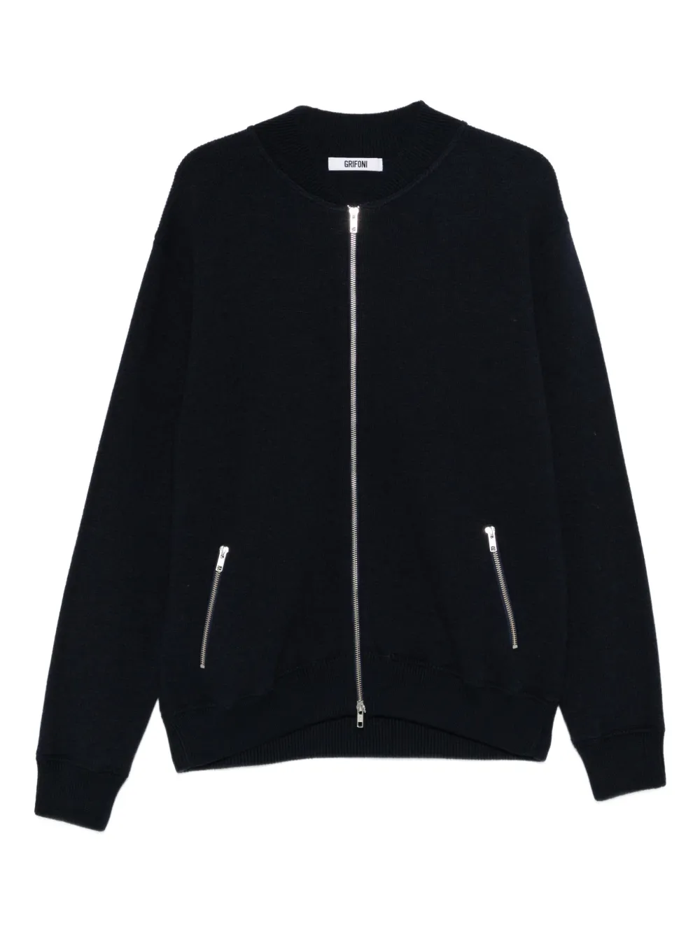 Grifoni zip-pocket cardigan | Blue | Image 1