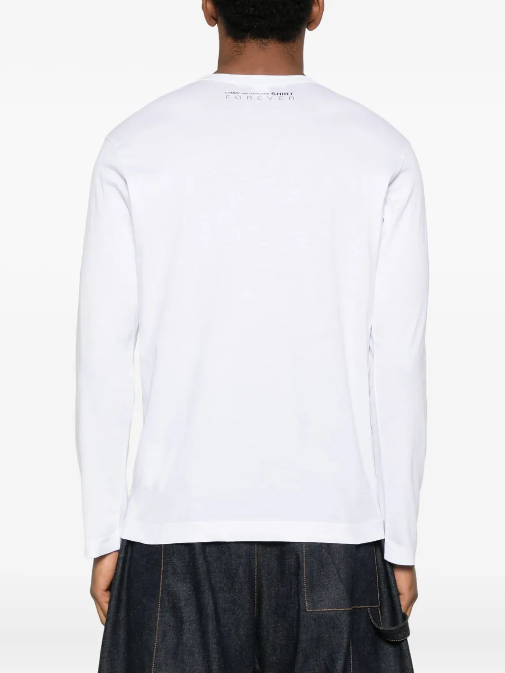 Comme des Garçons Homme T-shirt met ronde hals Wit