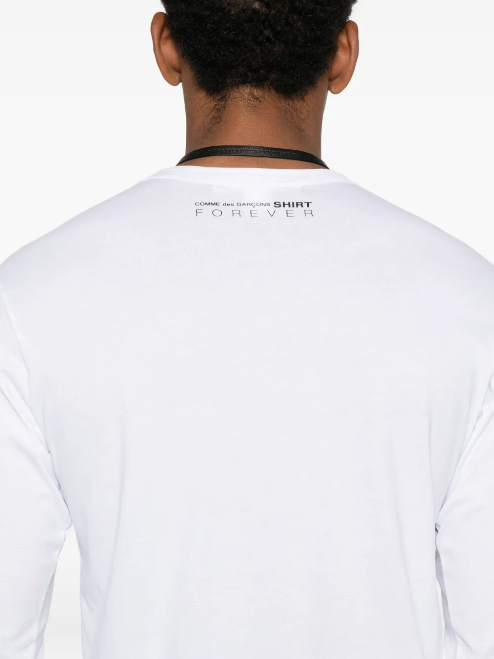 Comme des Garçons Homme T-shirt met ronde hals Wit