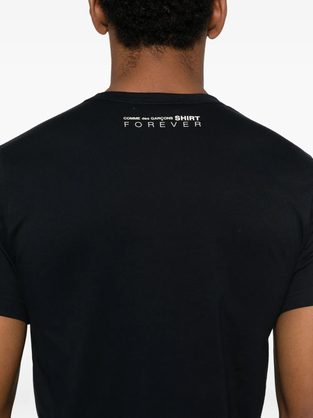 Comme des Garçons Homme T-shirt met ronde hals Blauw