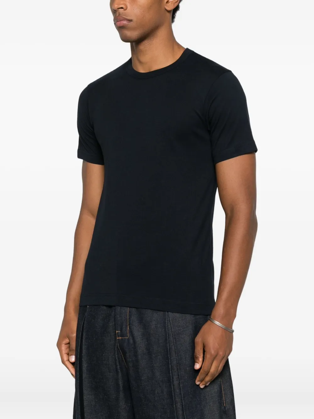 Comme des Garçons Homme T-shirt met ronde hals Blauw